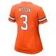 Women's Denver Broncos Russell Wilson Nike Orange Player Game Jersey