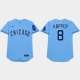 Ian Happ Nickname Cubs 2021 Players Weekend Happer Blue Men's Jersey