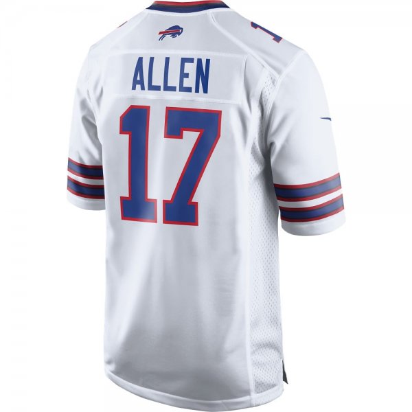 Men's Buffalo Bills Josh Allen Nike White Game Player Jersey