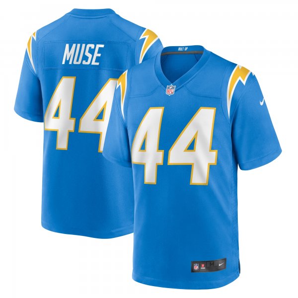 Men's Los Angeles Chargers Tanner Muse Nike  Powder Blue Team Game Jersey