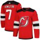 Men's New Jersey Devils Dougie Hamilton adidas Red Home Primegreen Player Jersey