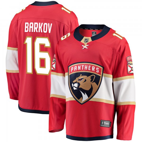 Men's Florida Panthers Aleksander Barkov Fanatics Red Breakaway Jersey