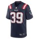 Men's New England Patriots Corliss Waitman Nike  Navy Team Game Jersey