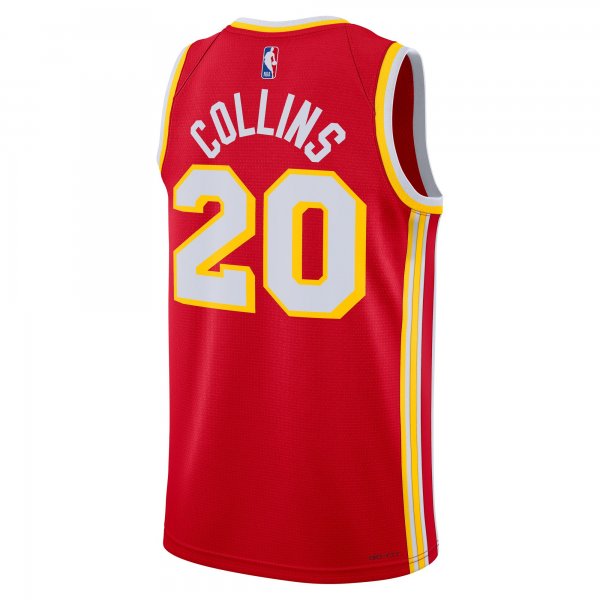 Unisex Atlanta Hawks John Collins Nike Red Swingman Jersey - Icon Edition