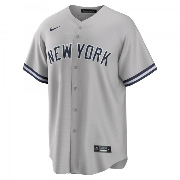 Men's New York Yankees  Nike Gray Big & Tall Road Replica Team Jersey