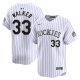 Men's Colorado Rockies #33 Larry Walker Nike White Home Limited Player Jersey