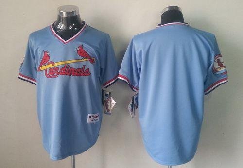 St. Louis Cardinals Blank Blue 1982 Turn Back The Clock Stitched MLB Jersey