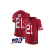 Men's Nike San Francisco 49ers #21 Frank Gore Red Home 100th Season Vapor Untouchable Jersey