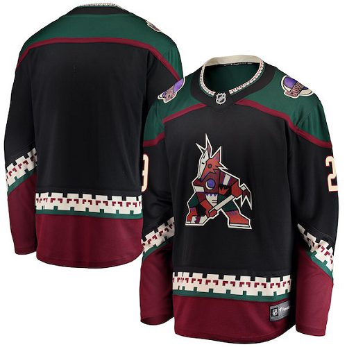 Men's Arizona Coyotes Fanatics Branded Black Alternate Breakaway NHL Jersey