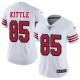 Nike San Francisco 49ers #85 George Kittle White Rush Women's Stitched NFL Vapor Untouchable Limited Jersey