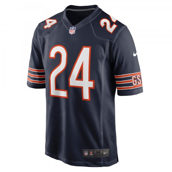 Men's Chicago Bears Khalil Herbert Nike Navy Game Jersey