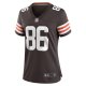 Women's Cleveland Browns Devin Asiasi Nike  Brown  Game Jersey