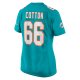 Women's Miami Dolphins Lester Cotton Sr. Nike Aqua Home Game Player Jersey