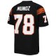 Men's Cincinnati Bengals  Anthony MuÃ¥Â¸Â½oz Mitchell & Ness Black Throwback Retired Player Jersey