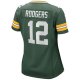 Women's Green Bay Packers Aaron Rodgers Nike Green Player Jersey