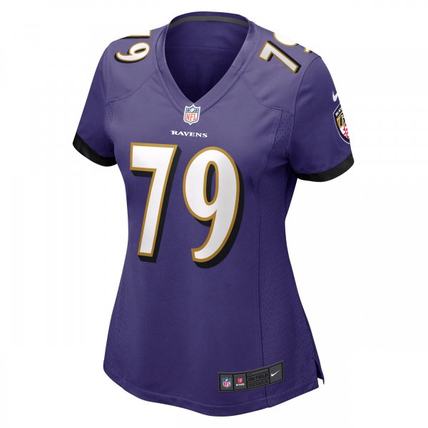 Women's Baltimore Ravens Ronnie Stanley Nike Purple Game Jersey