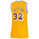 Women's Los Angeles Lakers Magic Johnson Mitchell & Ness Gold 1984/85 Hardwood Classics Swingman Jersey