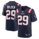 Men's New England Patriots Isaiah Bolden Nike  Navy Team Game Jersey