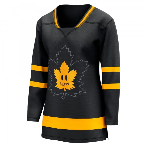 Women's Toronto Maple Leafs Auston Matthews Fanatics Black Alternate Premier Breakaway Reversible Player Jersey