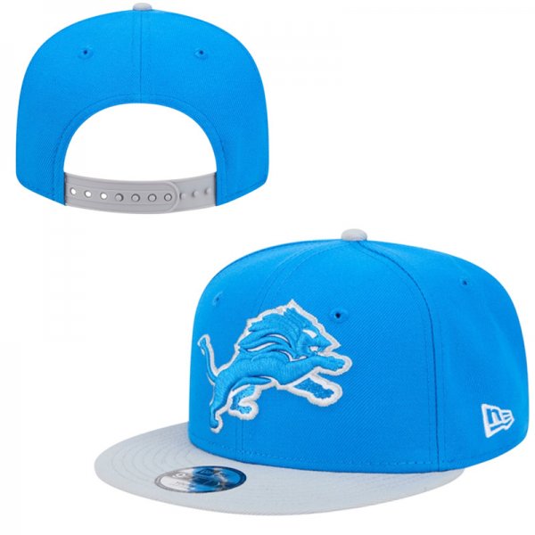 Detroit Lions Blue And Grey Cap