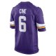 Men's Minnesota Vikings Lewis Cine Nike Purple Game Player Jersey