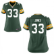 Nike Green Bay Packers #33 Aaron Jones Women's Game Green NFL Jersey