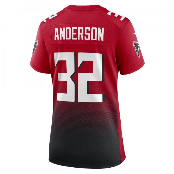 Women's Atlanta Falcons Jamal Anderson Nike Red Retired Game Jersey