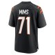 Men's Cincinnati Bengals Amarius Mims Nike Black 2024 NFL Draft First Round Pick Player Game Jersey