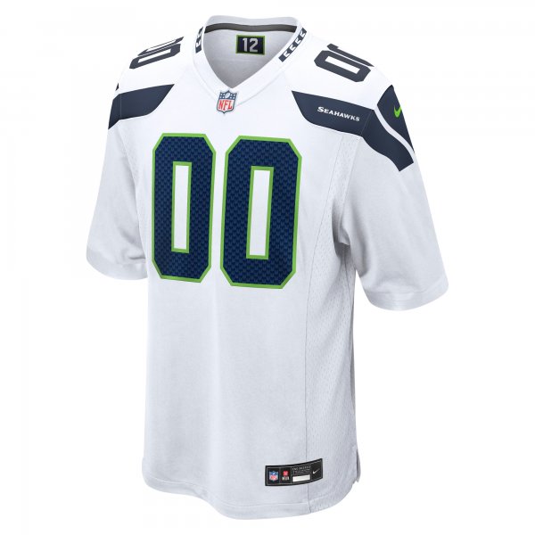 Men's Seattle Seahawks  Nike White Custom Game Jersey