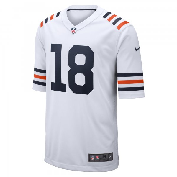 Men's Chicago Bears Caleb Williams Nike White 2024 NFL Draft 2nd Alternate Game Player Jersey