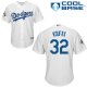 Men's Los Angeles Dodgers #32 Sandy Koufax White Cool Base 2017 World Series Bound Stitched MLB Jersey