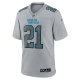 Men's Carolina Panthers Jeremy Chinn Nike Gray Atmosphere Fashion Game Jersey