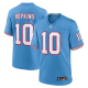 Men's Nike Tennessee Titans #10 DeAndre Hopkins Light Blue Oilers Throwback Player Limited NFL Jersey