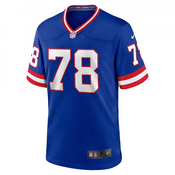 Men's New York Giants Andrew Thomas Nike Royal Classic Player Game Jersey