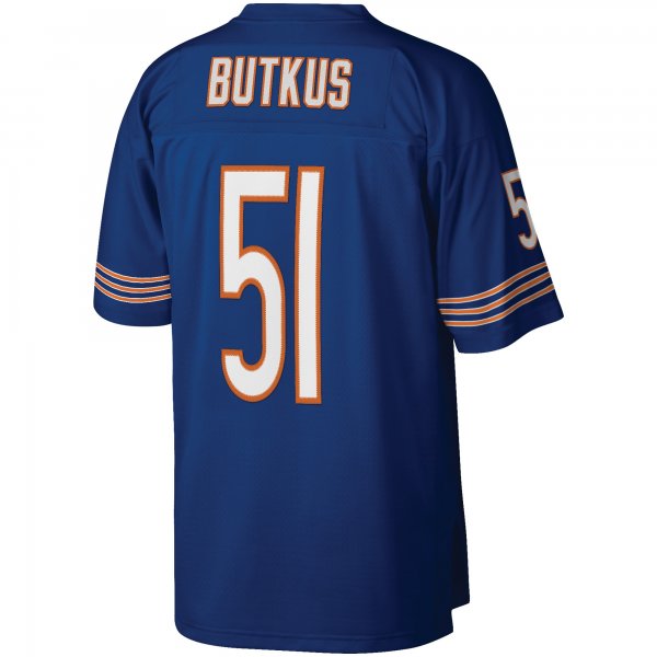 Men's Chicago Bears Dick Butkus Mitchell & Ness Navy Retired Player Legacy Replica Jersey