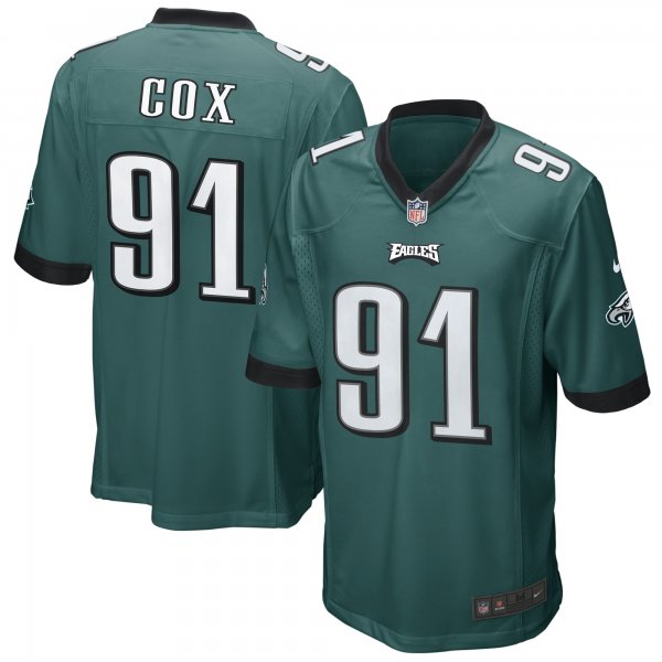 Men's Philadelphia Eagles Fletcher Cox Nike Midnight Green Game Jersey