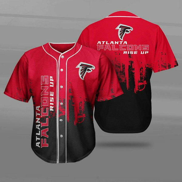 Atlanta Falcons NFL Fashion Baseball Legend Jersey--3D Printed