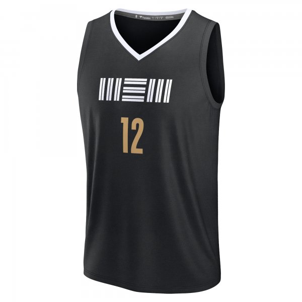 Men's Memphis Grizzlies Ja Morant Fanatics Black Fast Break Jersey - City Edition