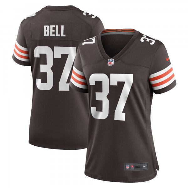 Women's Cleveland Browns D'Anthony Bell Nike Brown Game Player Jersey