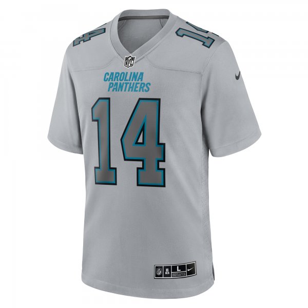 Men's Carolina Panthers Sam Darnold Nike Gray Atmosphere Fashion Game Jersey