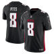 Men's Atlanta Falcons #8 Kyle Pitts Nike Black Vapor F.U.S.E. Limited NFL Jersey