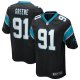 Men's Carolina Panthers Kevin Greene Nike Black Game Retired Player Jersey