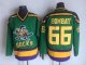 Men's Anaheim Mighty Ducks #66 Gordon Bombay Headgear Classics Movie Hockey Jersey