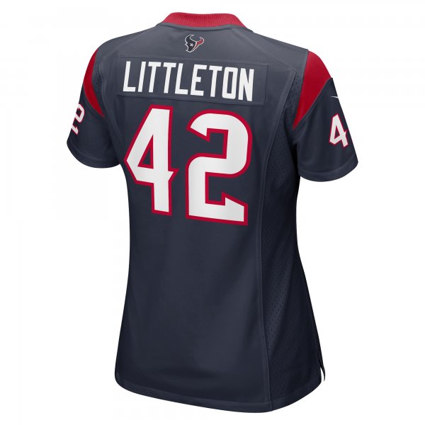 Women's Houston Texans Cory Littleton Nike Navy Nike Women's Team Color Jersey