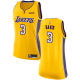 Los Angeles Lakers #3 Anthony Davis Gold Women's NBA Swingman Icon Edition Jersey