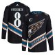 Men's Washington Capitals Alexander Ovechkin adidas Black Reverse Retro 2.0 Player Jersey