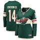 Women's Minnesota Wild Joel Eriksson Ek Fanatics Green Breakaway Player Jersey