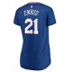 Women's Philadelphia 76ers Joel Embiid Fanatics Royal Fast Break Replica Player Jersey - Icon Edition