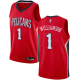 New Orleans Pelicans #1 Zion Williamson Red Youth NBA Swingman Statement Edition Jersey