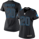 Nike Detroit Lions #20 Barry Sanders Black Impact Women's Stitched NFL Limited Jersey